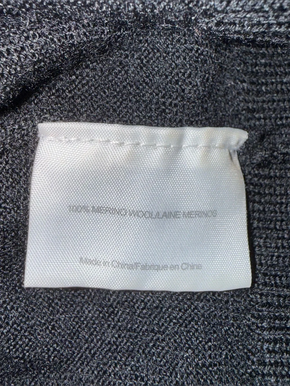 Tory Burch Merino Wool Black Sweater with Oversized Gold Logo Buttons *Flaws